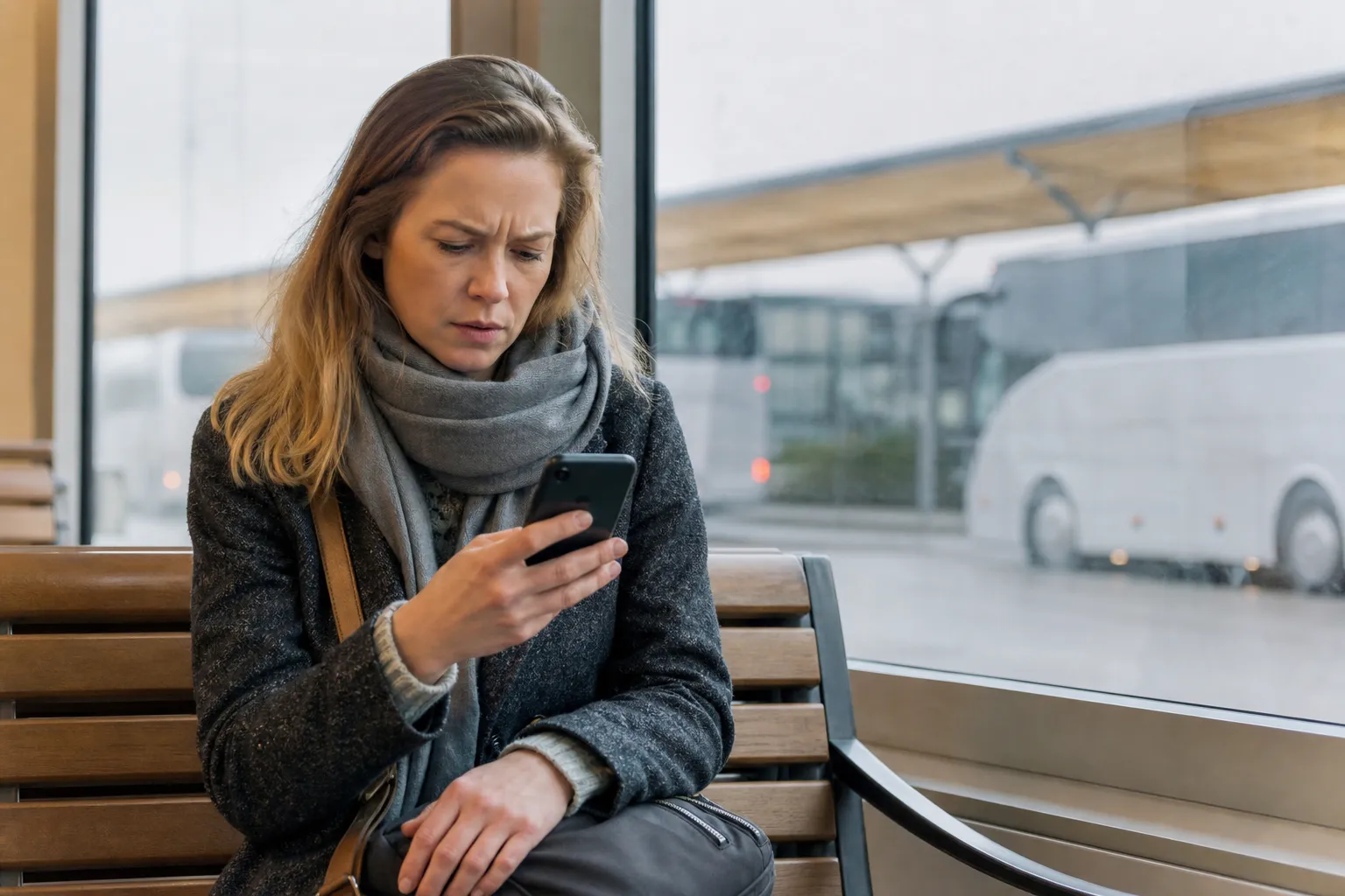 Redaktionell bild till guiden om avboka omboka bussbiljett