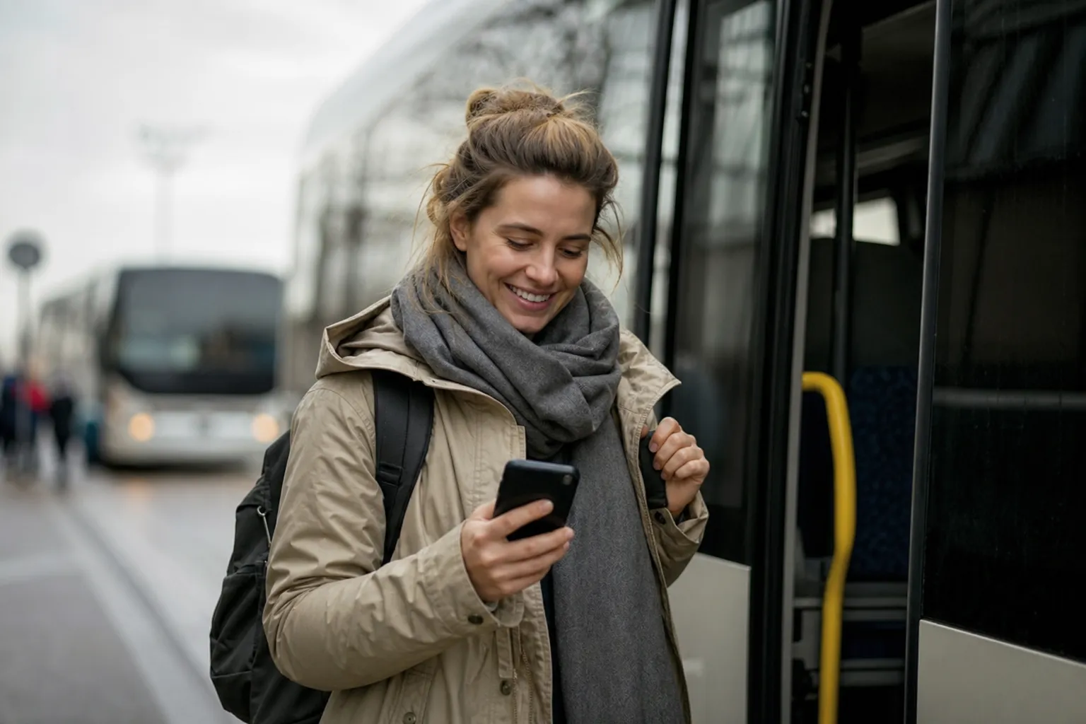Redaktionell bild till guiden om billiga bussbiljetter