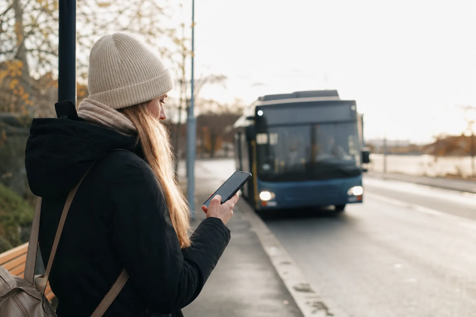 Redaktionell bild till guiden om kopa bussbiljett