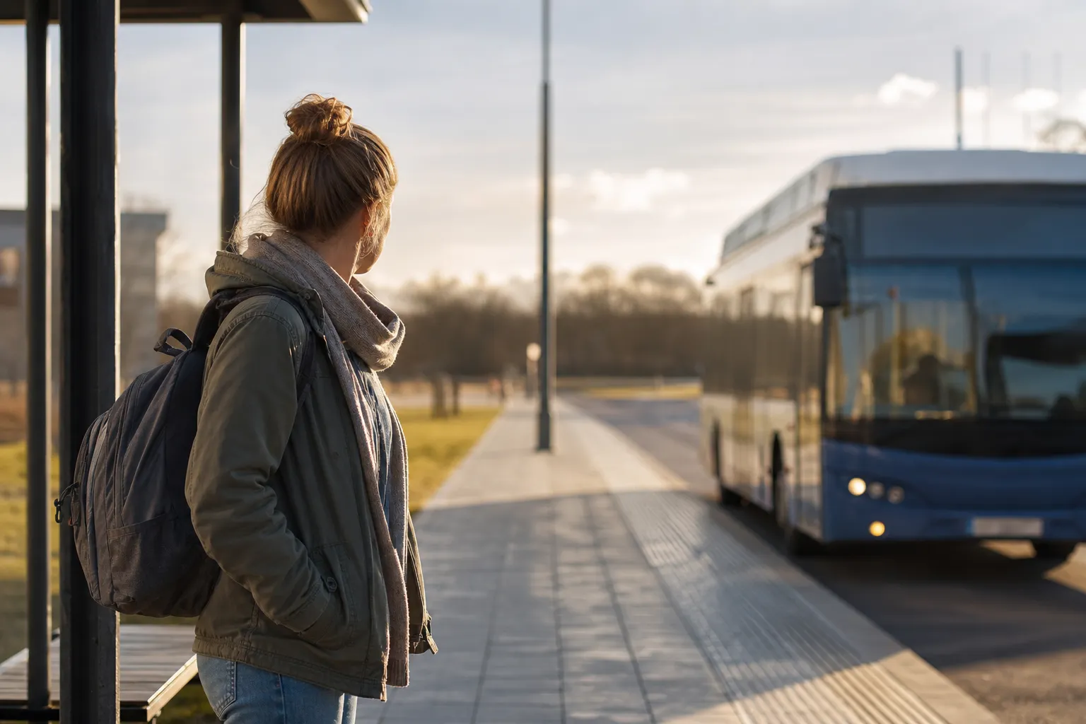 Redaktionell bild till guiden om ungdomsbiljett student buss
