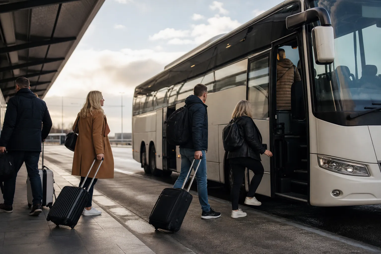 Redaktionell bild till guiden om flygbussarna bolag