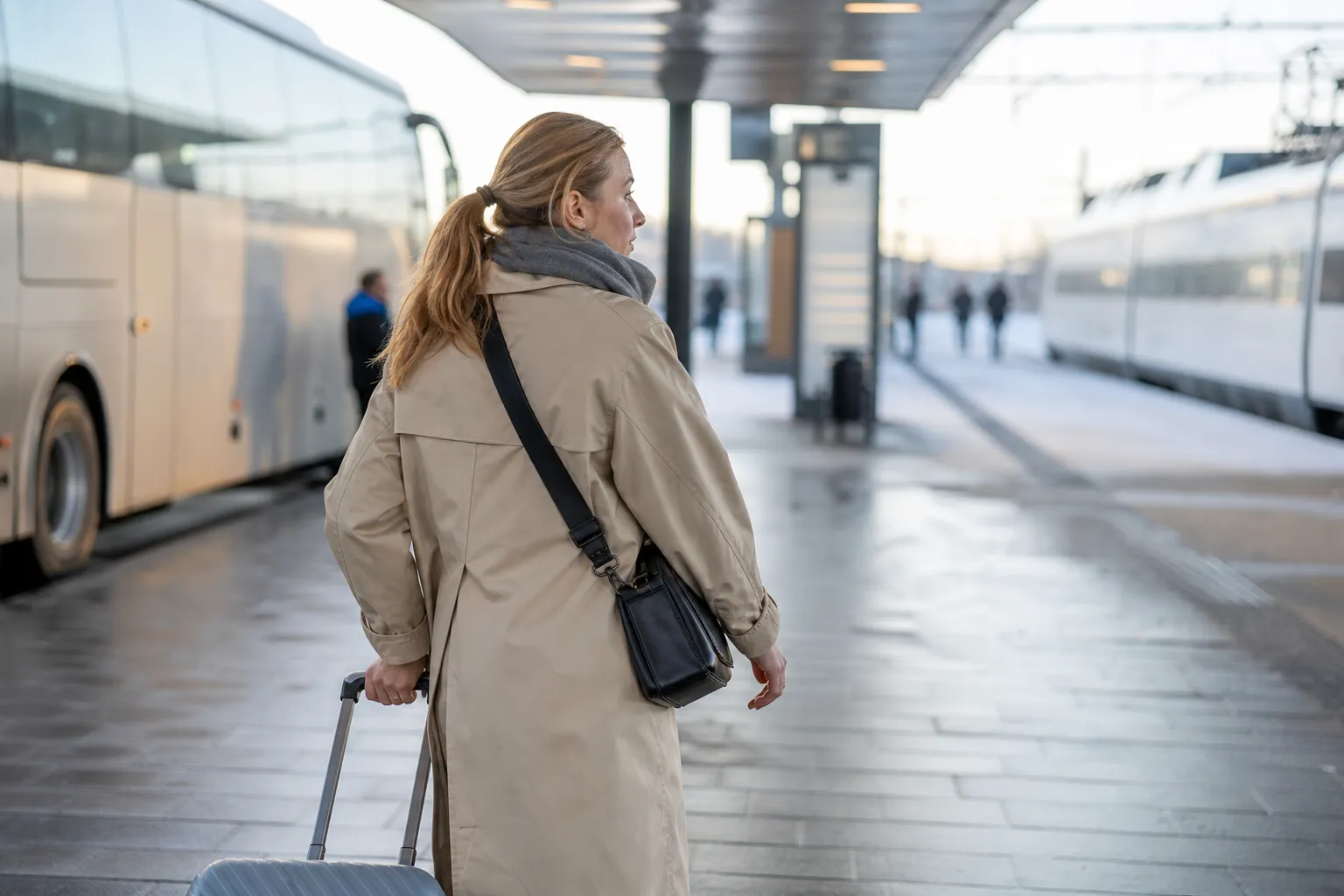 Redaktionell bild till guiden om flygbuss vs arlanda express