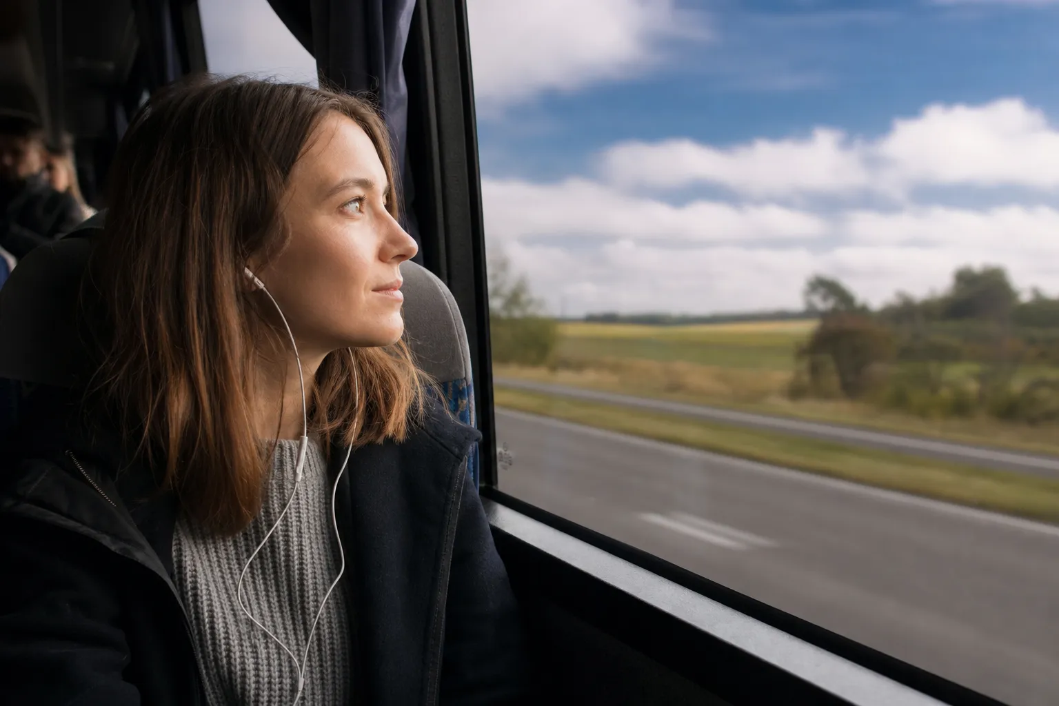 Redaktionell bild till guiden om aksjuka pa buss