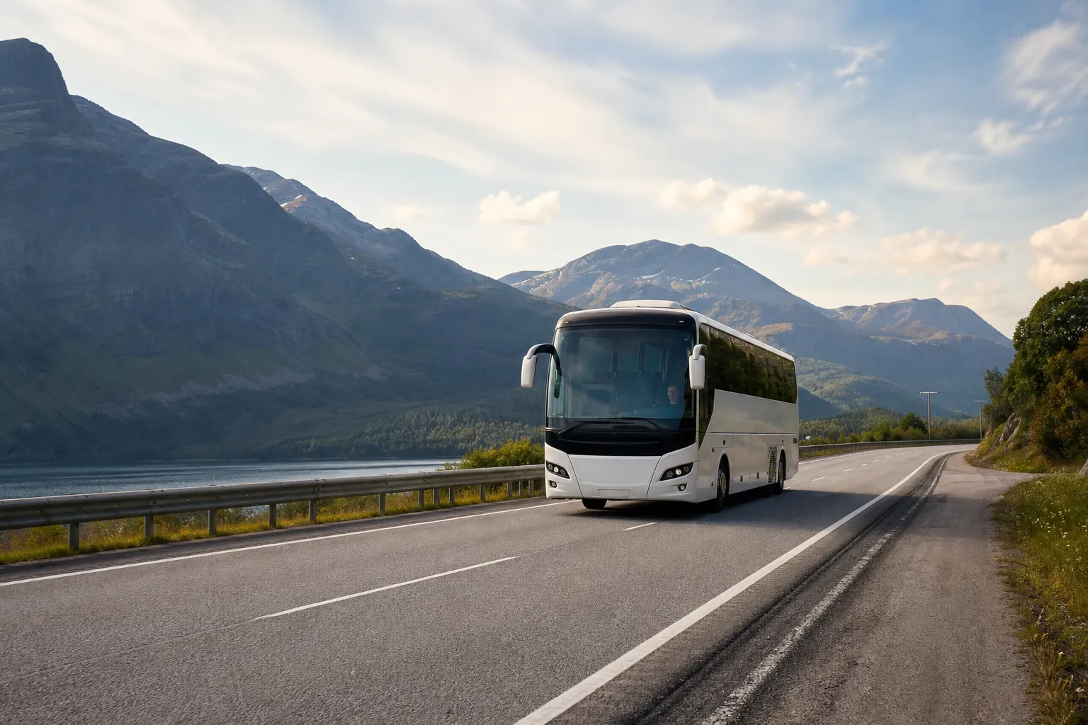 Redaktionell bild till guiden om buss i europa
