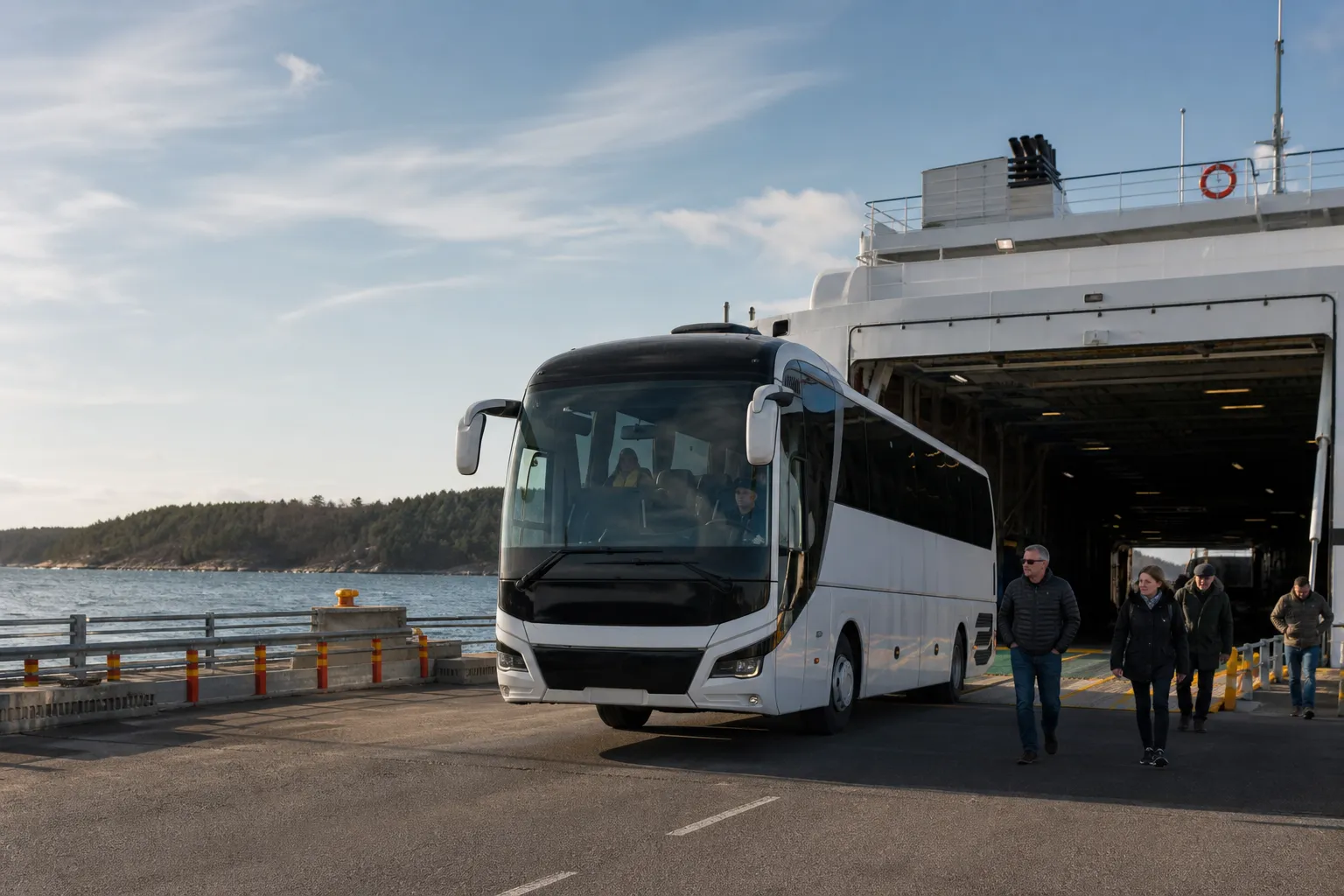 Redaktionell bild till guiden om buss till tyskland