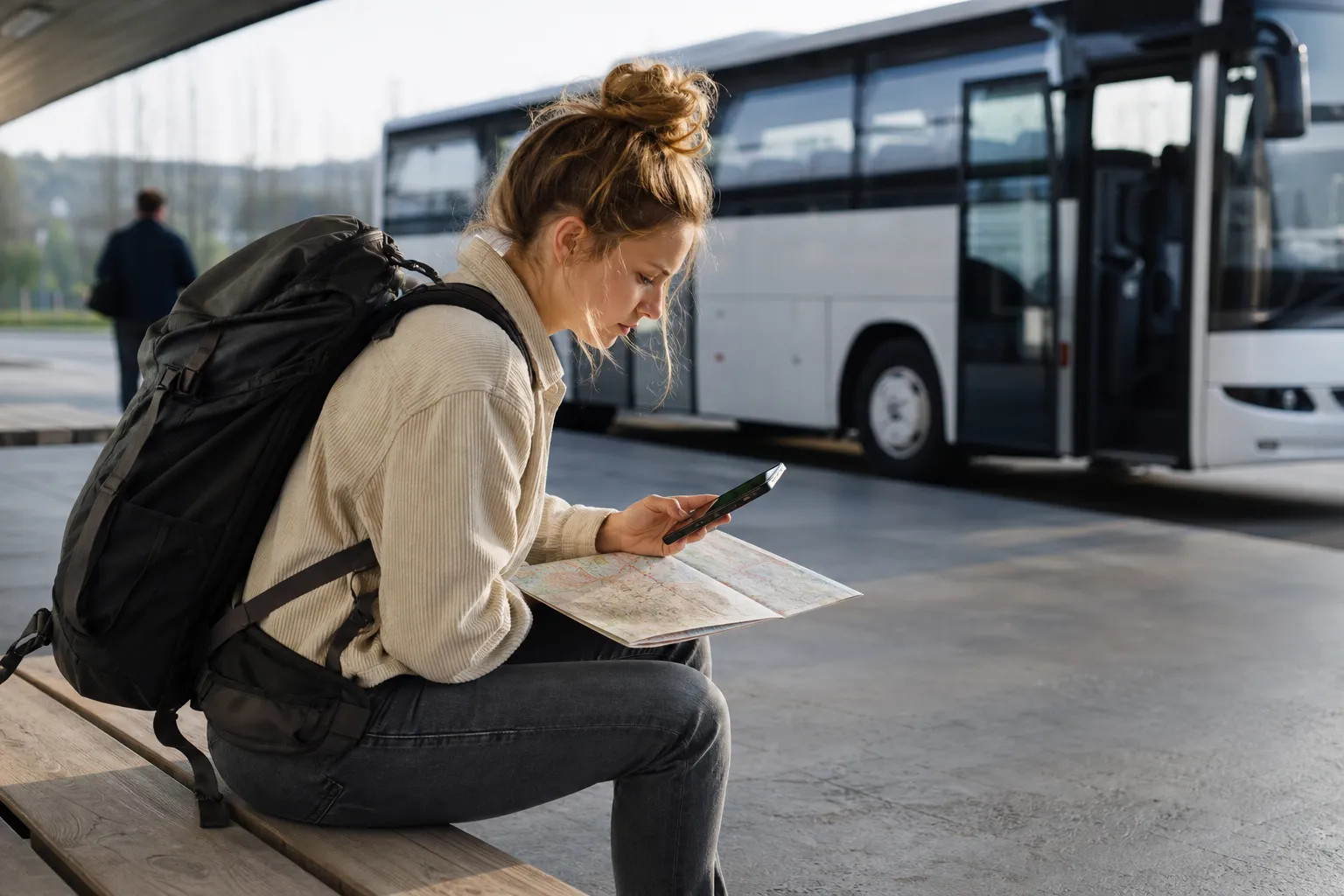 Redaktionell bild till guiden om interrail vs buss